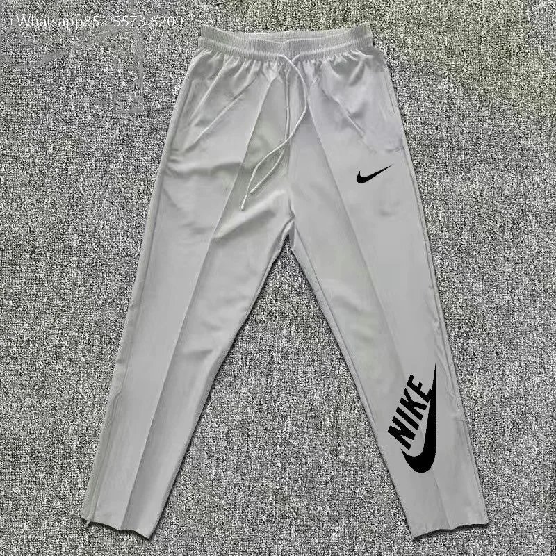 Nike Jackets Hooded colour-block zip windbreaker — Gray pants 02