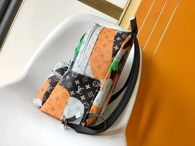 Louis Vuitton Backpacks Multicolor monogram backpack with eye graphic product detail image 4
