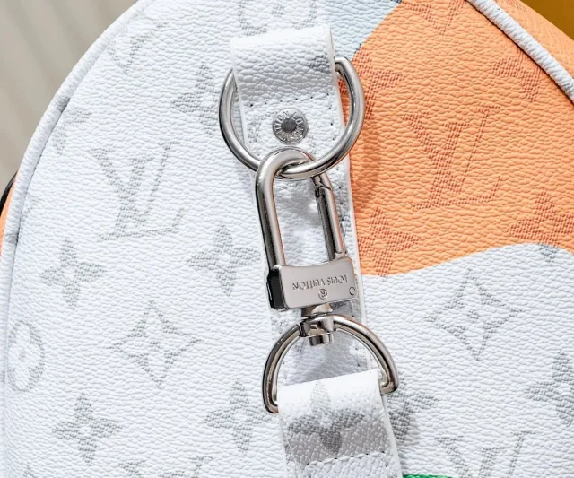 Louis Vuitton Backpacks Multicolor monogram backpack with eye graphic product detail image 6