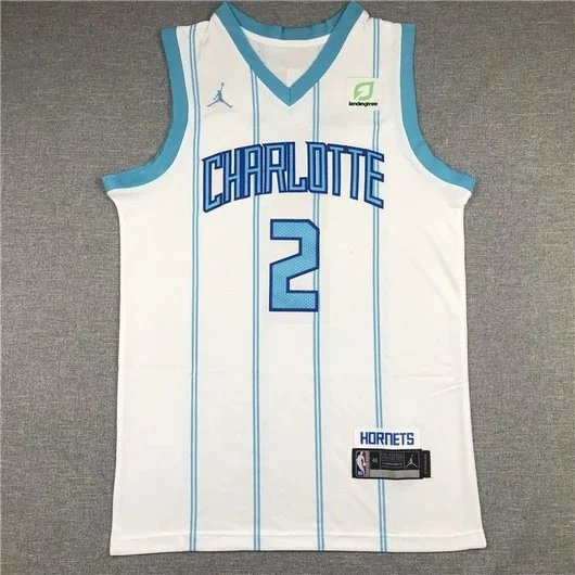 Mitchell & Ness Charlotte Hornets 1992-93 Larry Johnson Throwback Jersey Purple - 4