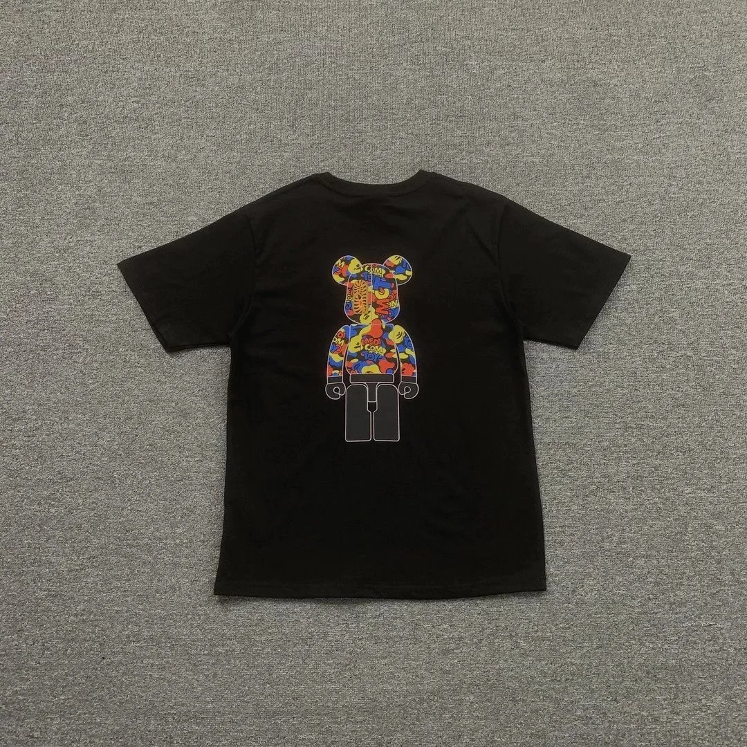 A Bathing Ape x WGM Shark Mickey Black T-Shirt - 6