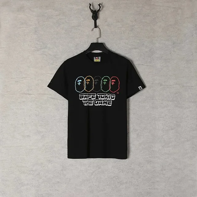 BAPE T-Shirts Short-Sleeve Graphic Ape Print product detail image 9