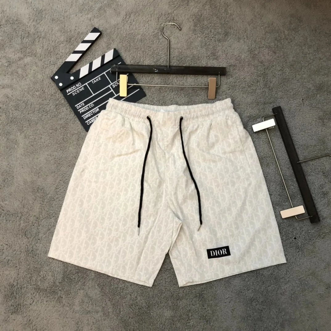 Dior Oblique Tape Shorts Black and White - 11