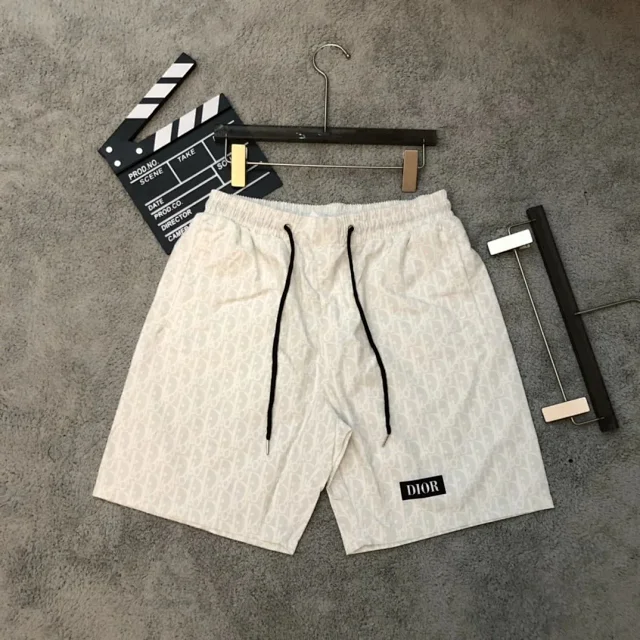 Dior Shorts Oblique and logo-print drawstring product detail image 10