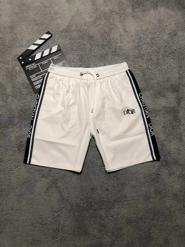 Dior Shorts Oblique and logo-print drawstring product detail image 14