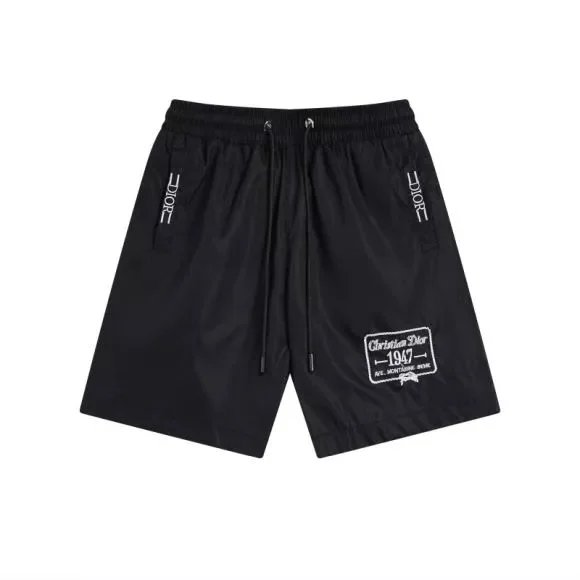 Dior Shorts Oblique and logo-print drawstring — 02