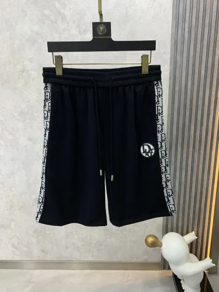 Dior Oblique Monogram Terry Shorts Black - 7
