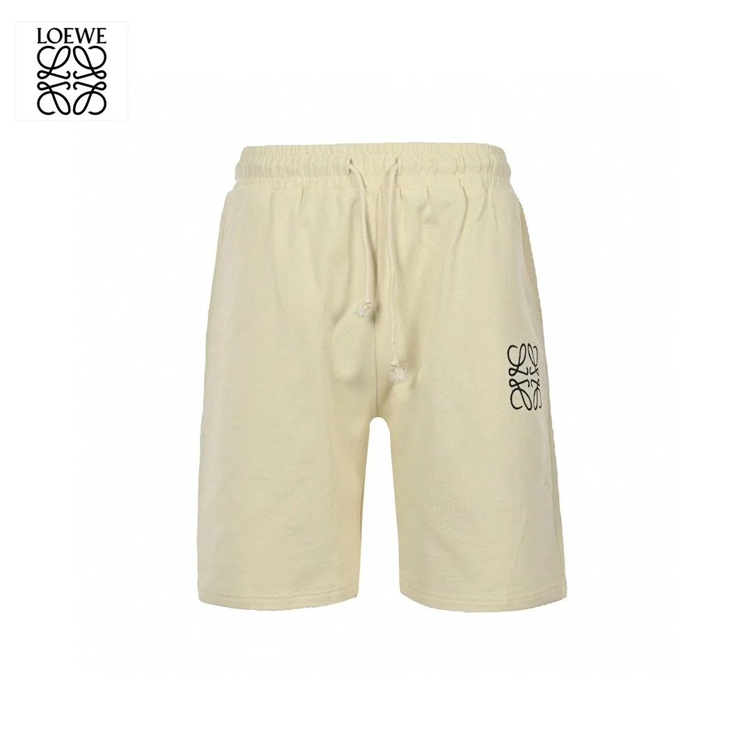 Loewe Anagram Logo Black Cotton Shorts - 8