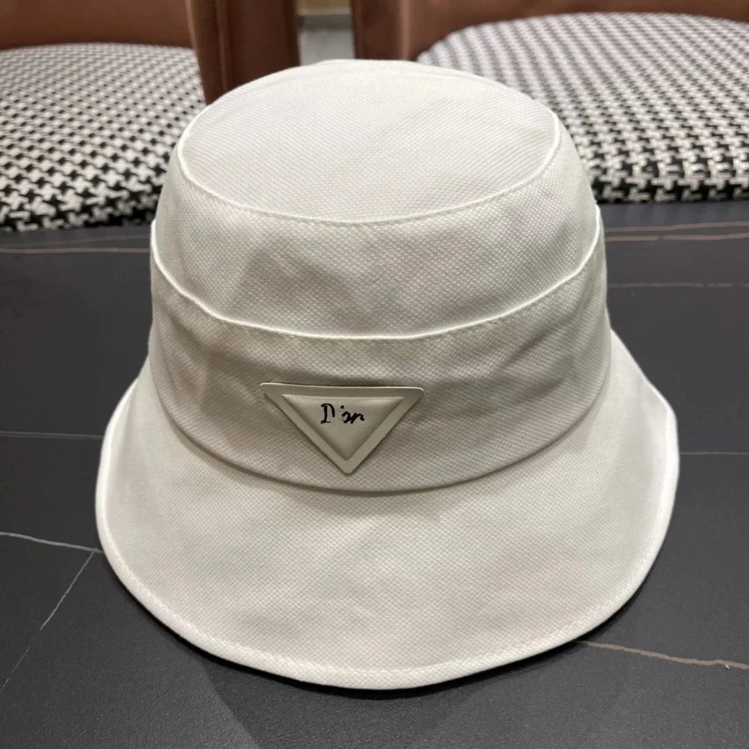 Design HE HES Bucket Hat Light Gray Tweed Bucket Hat - 25
