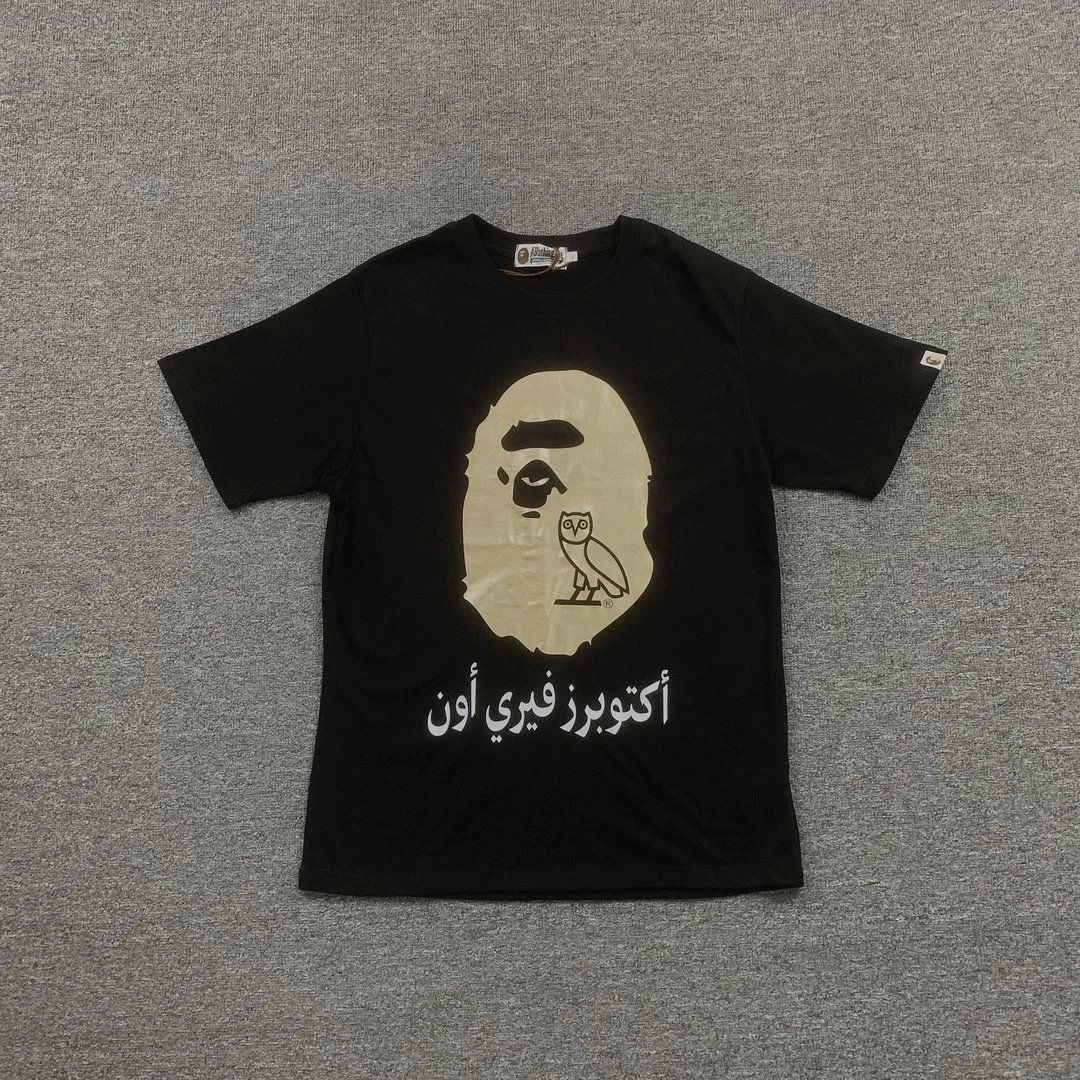 A Bathing Ape x WGM Shark Mickey Black T-Shirt - 5