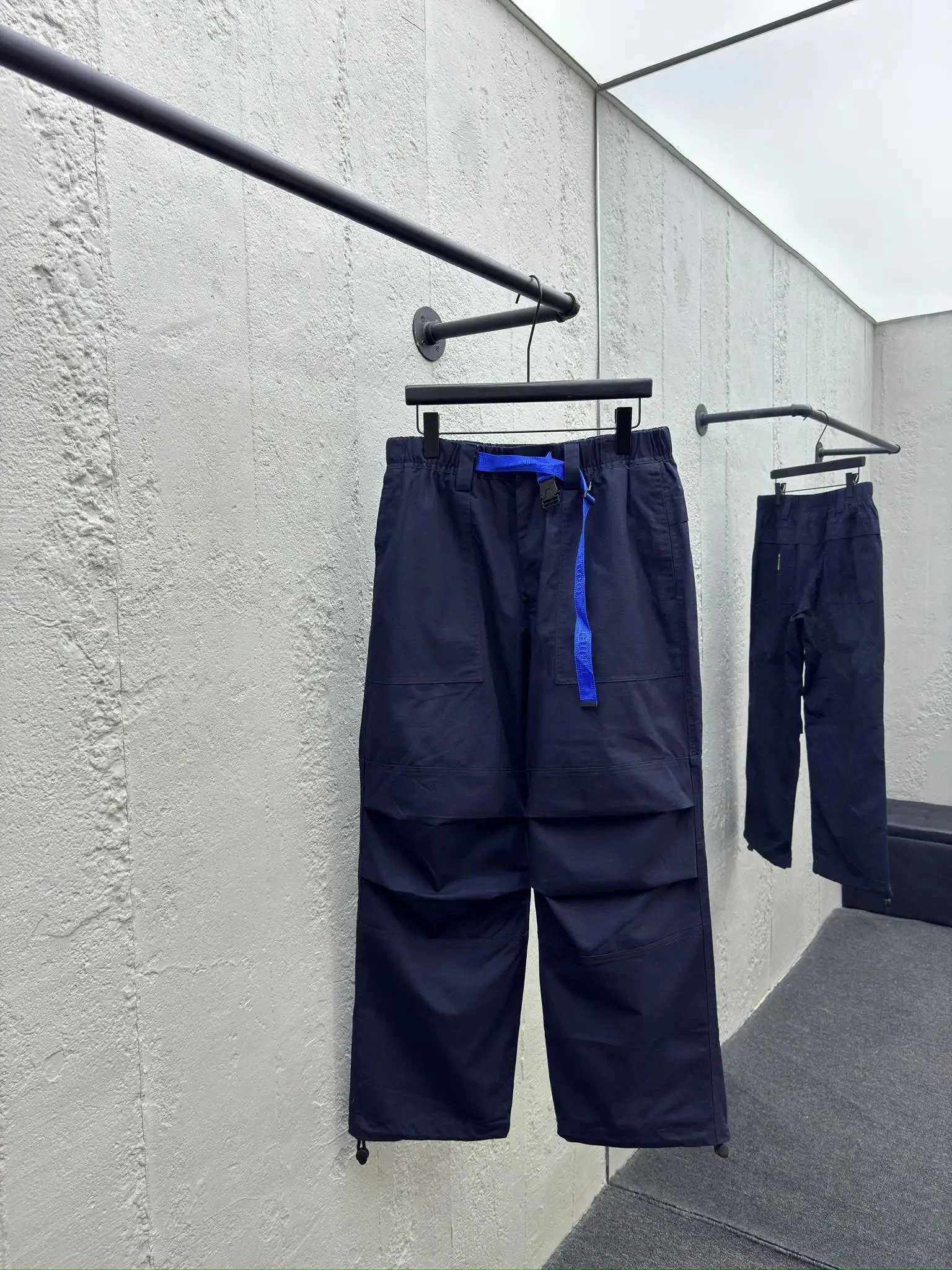 Gucci GG Jacquard Sweatpants Gray with Neon Yellow Trim - 3