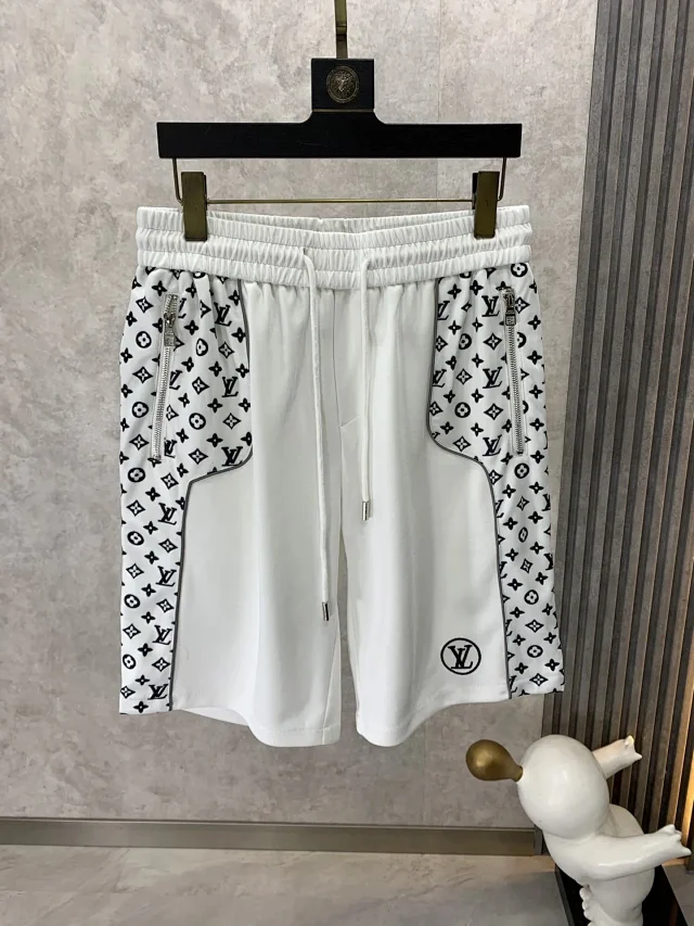 Louis Vuitton Shorts Monogram Print Drawstring product detail image 7
