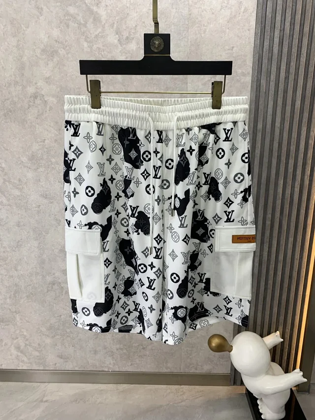 Louis Vuitton Shorts Monogram Print Drawstring product detail image 15