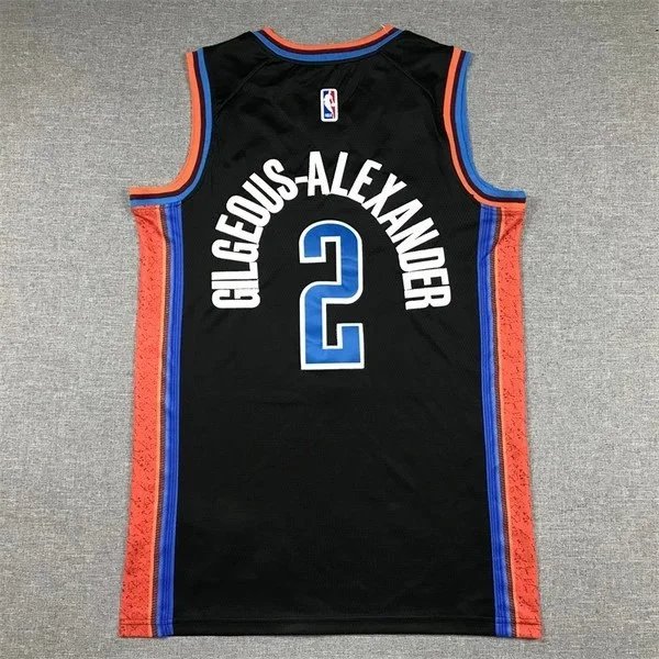 NBA New York Knicks Gilegous-Alexander #2 White Swingman Jersey - 2