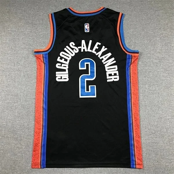 NBA Oklahoma City Thunder Shai Gilgeous-Alexander #2 Basketball Jersey product detail image 1