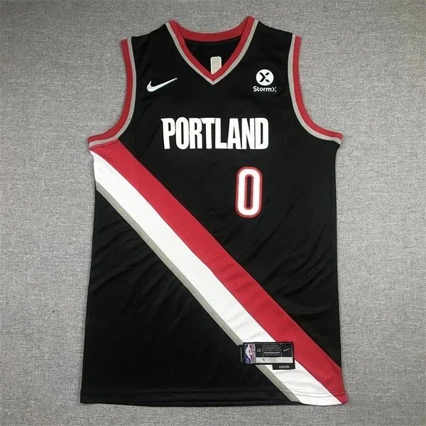 Nike NBA Portland Trail Blazers City Edition Jersey Gray - 4