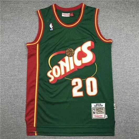 Mitchell & Ness Seattle SuperSonics NBA Hardwood Classics Basketball Jersey product detail image 6