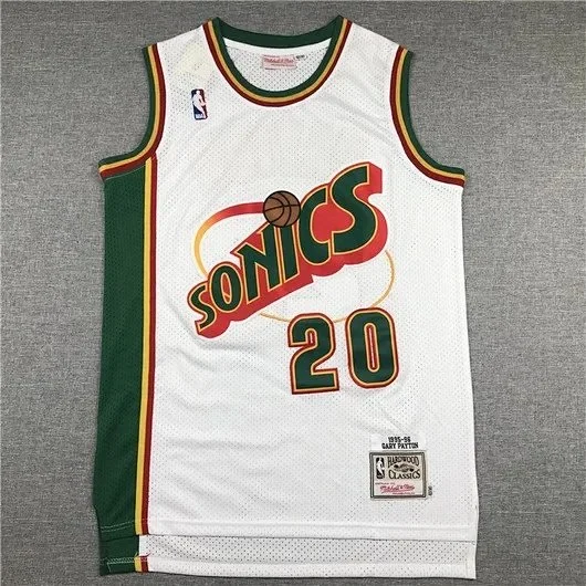 Mitchell & Ness Seattle SuperSonics NBA Hardwood Classics Basketball Jersey product detail image 8
