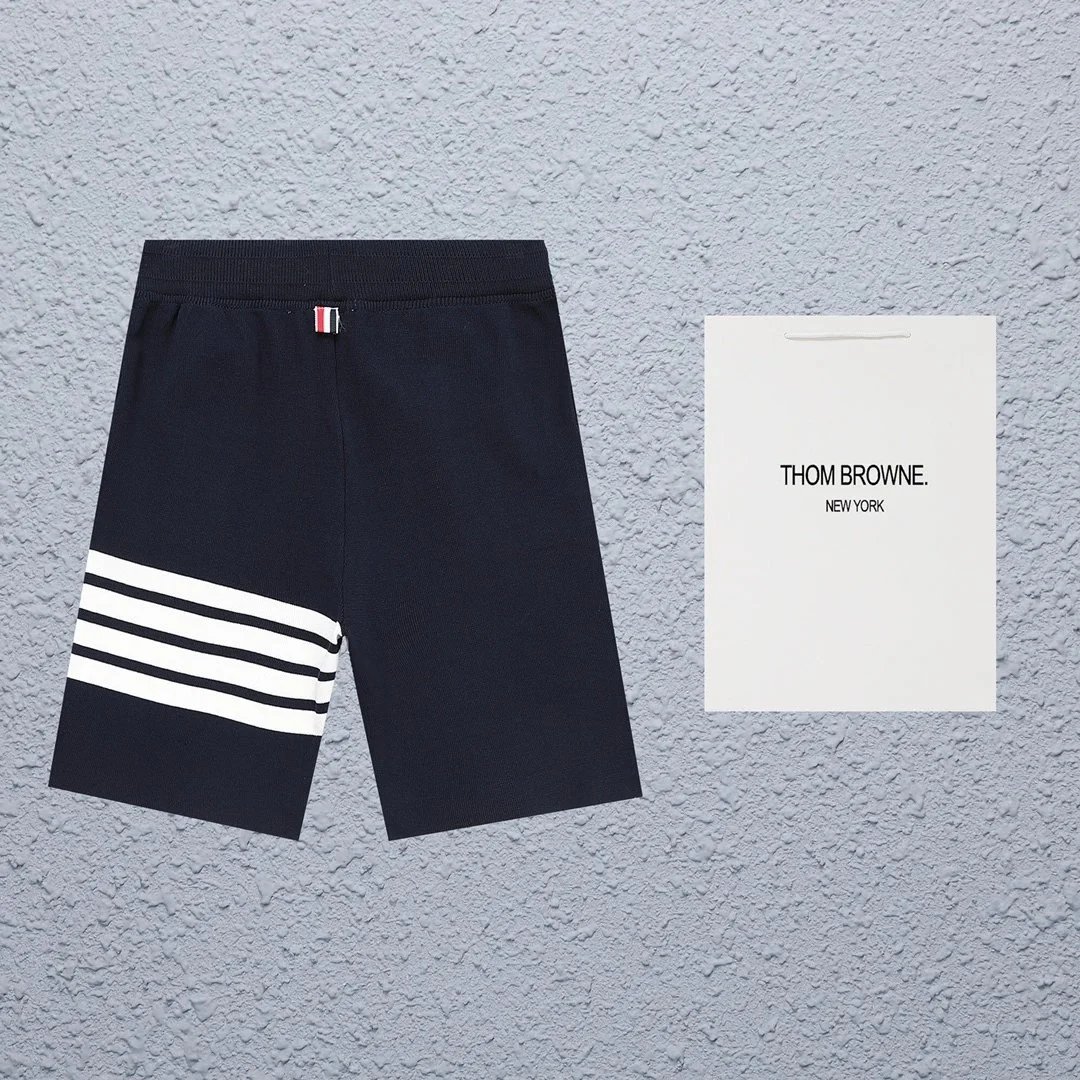Thom Browne Shorts Striped Drawstring — 09