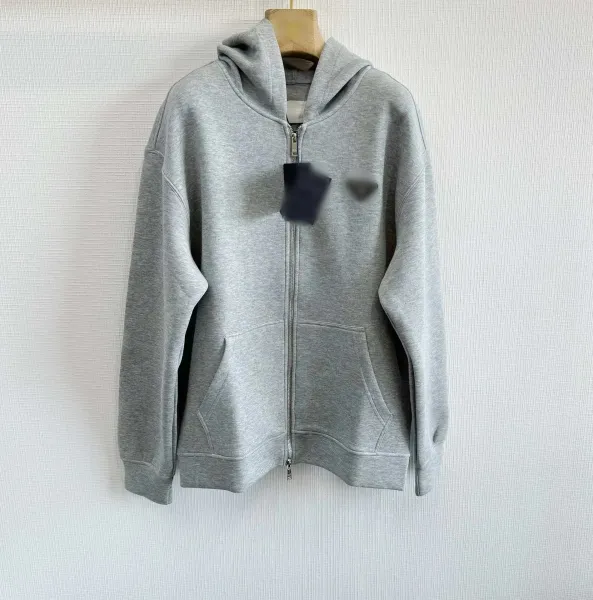 Design Zip-Up Hoodie Gray Hoodie - 1