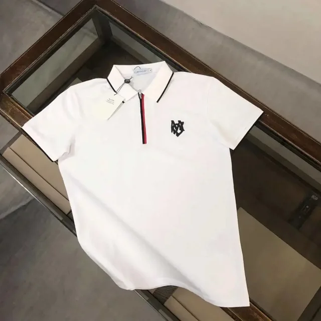 Unbranded T-Shirts Short-Sleeve Collared Zip Polo Shirt product detail image 3