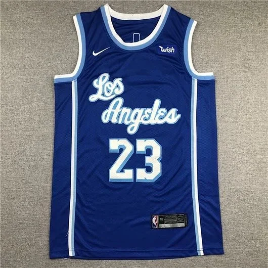 Los Angeles Lakers Kobe Bryant 24 and LeBron James 23 basketball jerseys product detail image 13