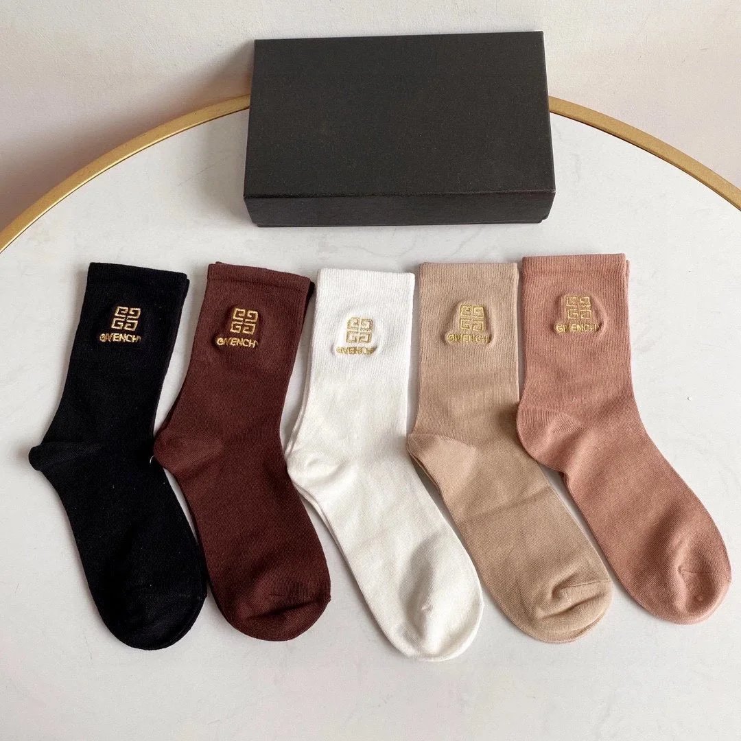 Givenchy 4G Logo Print Socks Multicolor - 12
