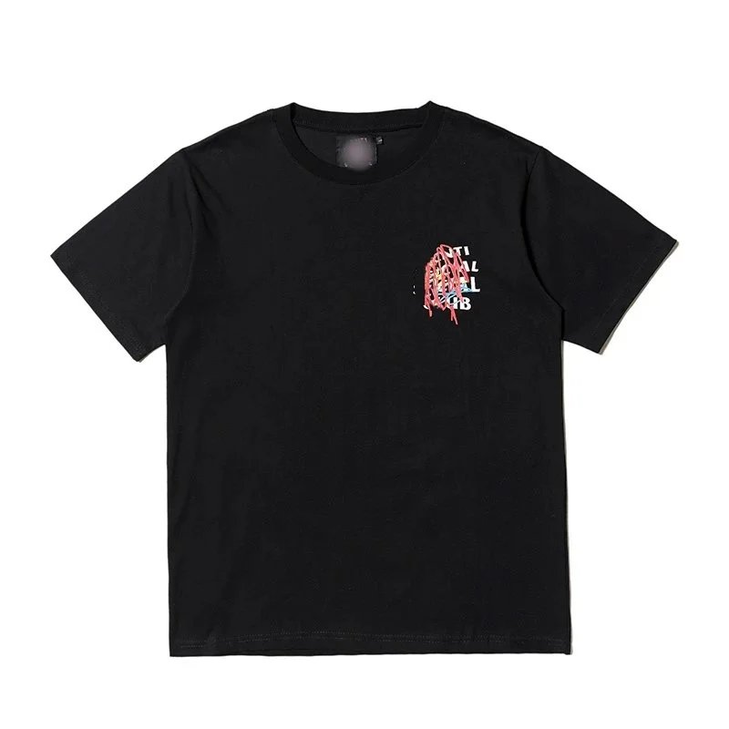 Anti Social Club T-Shirts Automotive Parts Graphic T-Shirt — 01