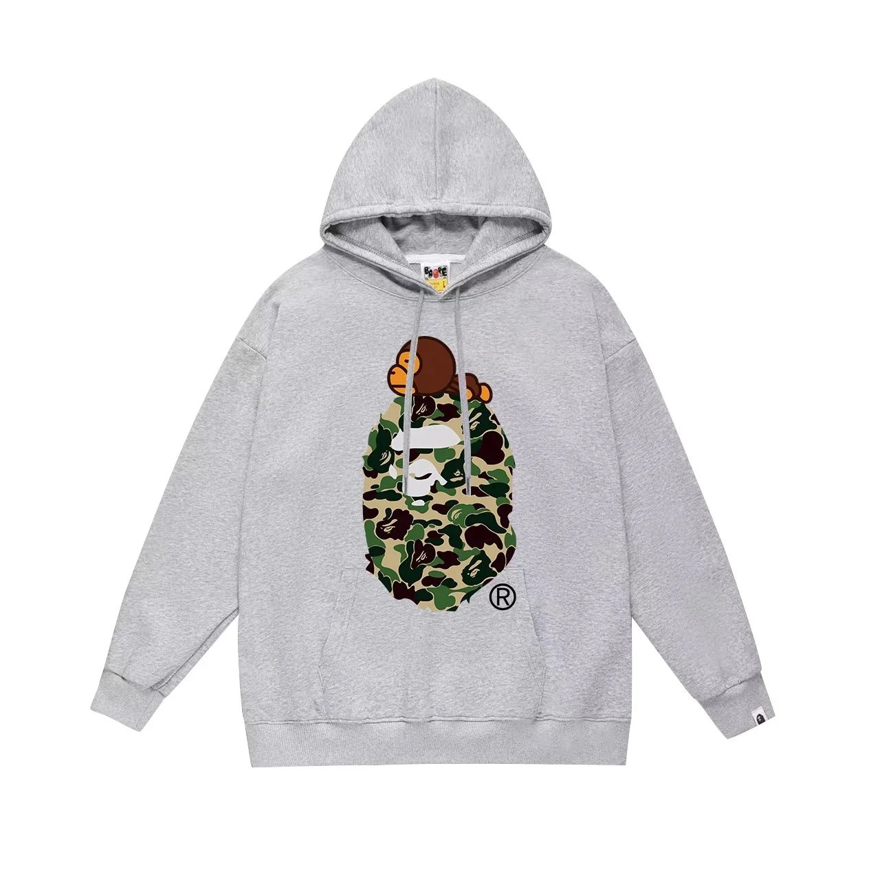 A Bathing Ape Colorful Logo Hoodie Black - 15