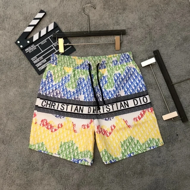 Dior Shorts Oblique and logo-print drawstring product detail image 12
