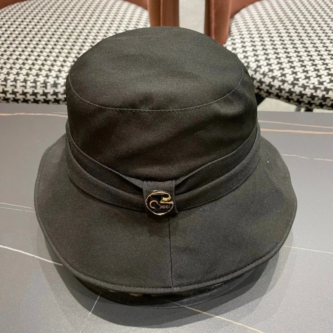 Design HE HES Bucket Hat Light Gray Tweed Bucket Hat - 15
