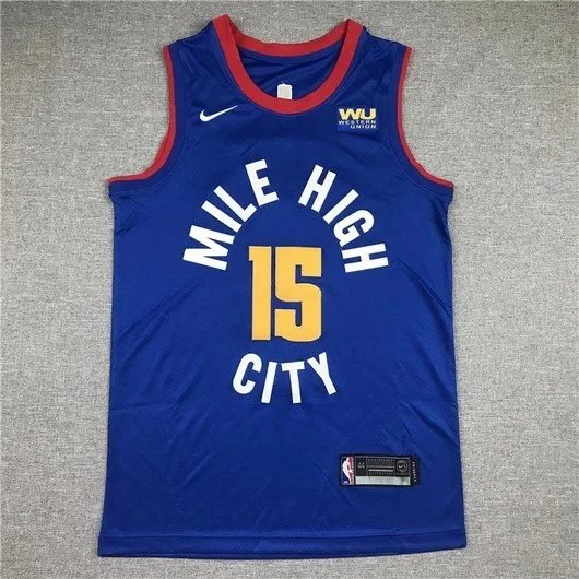 Mitchell & Ness Denver Nuggets 2003-04 Hardwood Classics Authentic Jersey Blue - 3