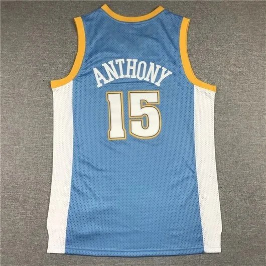 Mitchell & Ness Denver Nuggets 2003-04 Hardwood Classics Authentic Jersey Blue - 13