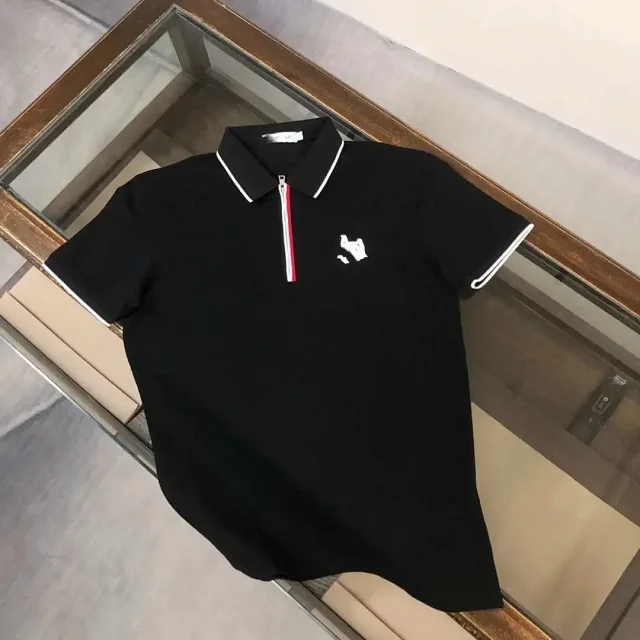 Unbranded T-Shirts Short-Sleeve Collared Zip Polo Shirt product detail image 2
