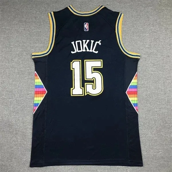 NBA Denver Nuggets Michael Porter Jr. #1 City Edition Jersey Blue - 8