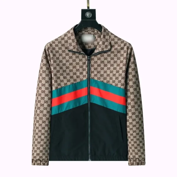 Gucci GG Monogram Web Stripe Windbreaker Jacket Outerwear.windbreaker - 1