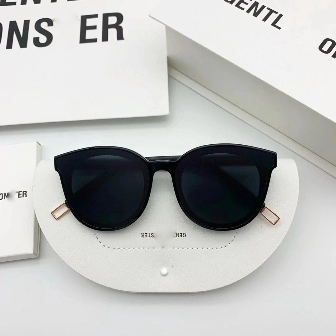 Design Gentle Monster Sunglasses Black Cat-Eye Frame with Gradient Lenses Sunglasses - 8