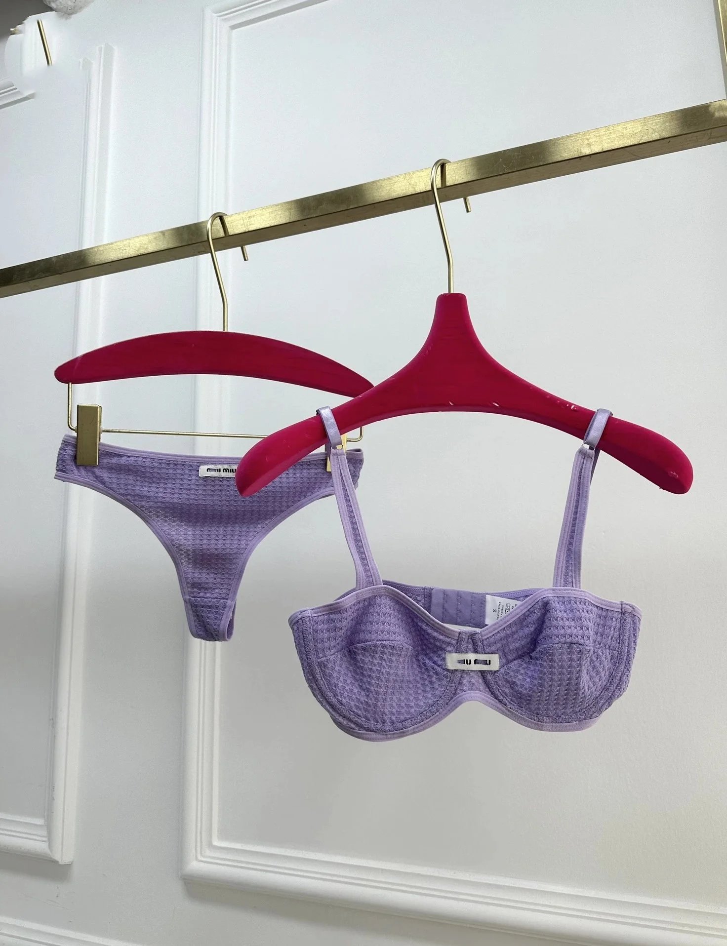 Design TC-1FORD Pink Sports Bra and Brief Set Underwear - 17