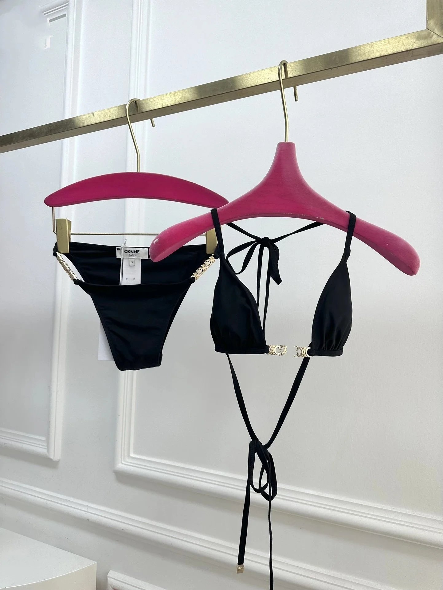 Design TC-1FORD Pink Sports Bra and Brief Set Underwear - 26
