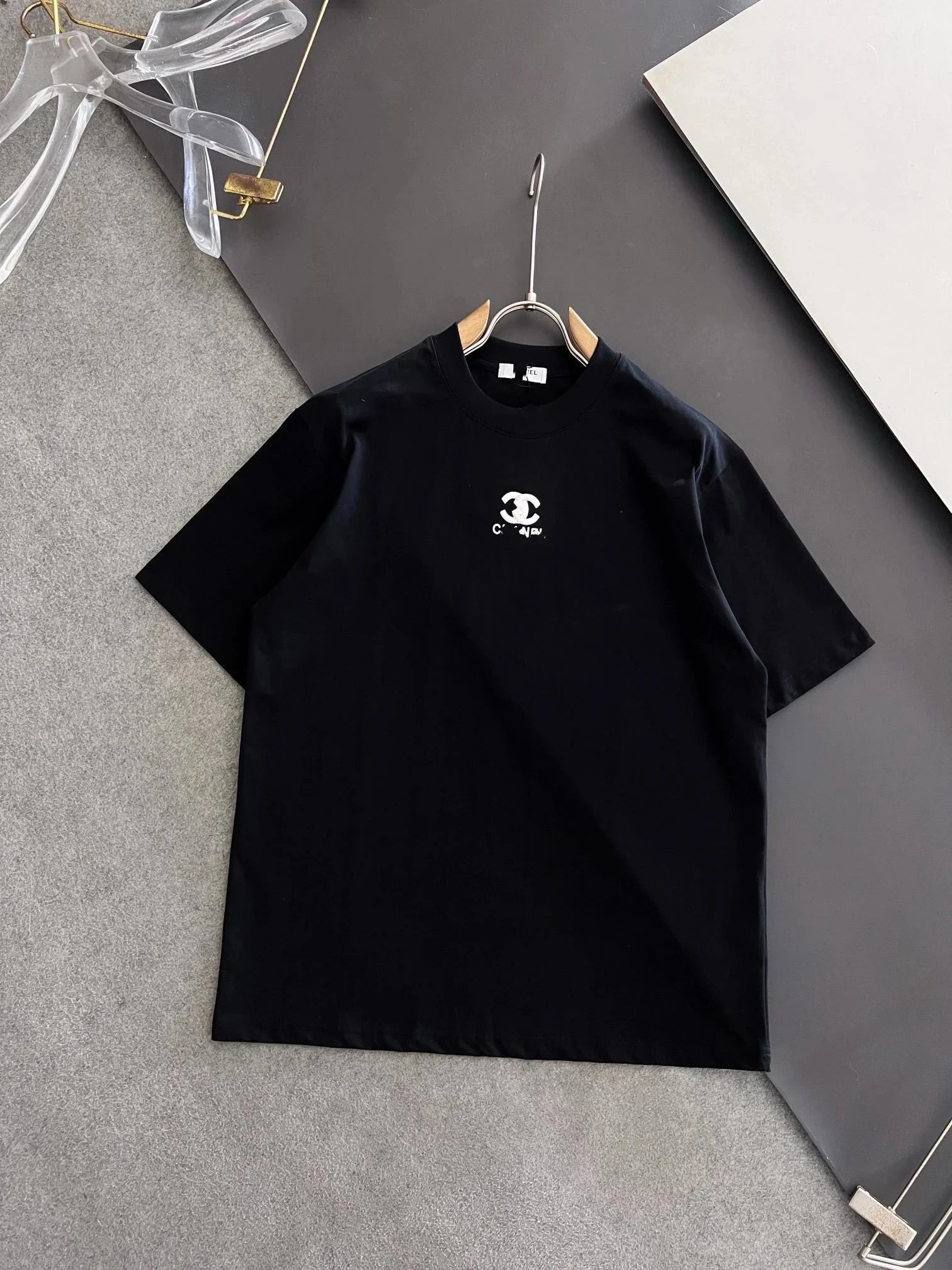 Chanel Rainbow Logo White T-Shirt - 34
