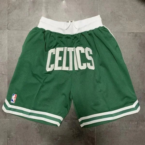 Boston Celtics 1946 Logo Print Basketball Shorts Multicolor - 4