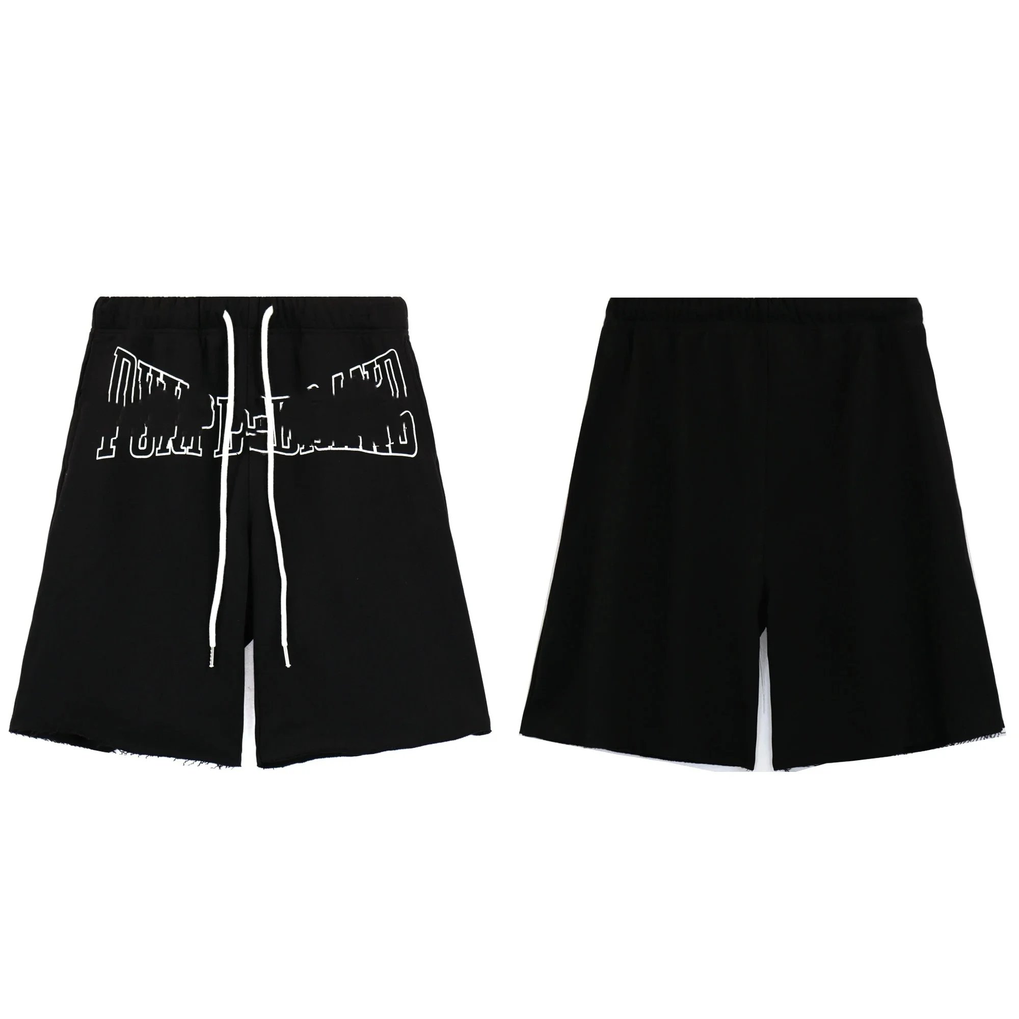 Purple Brand Shorts Elastic-Waist Graphic — 07