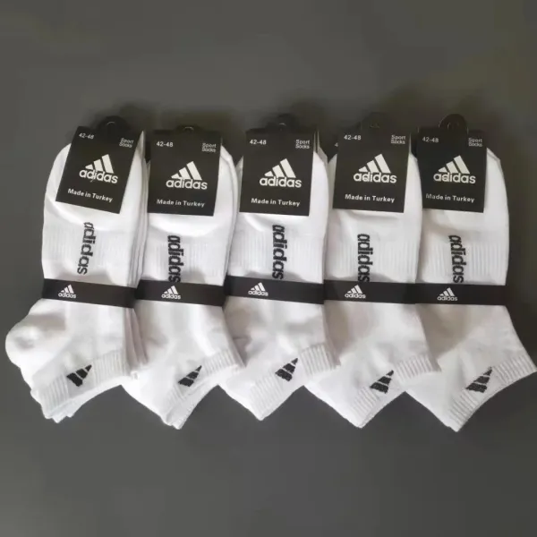 Adidas Sport Socks White Crew Socks - 4