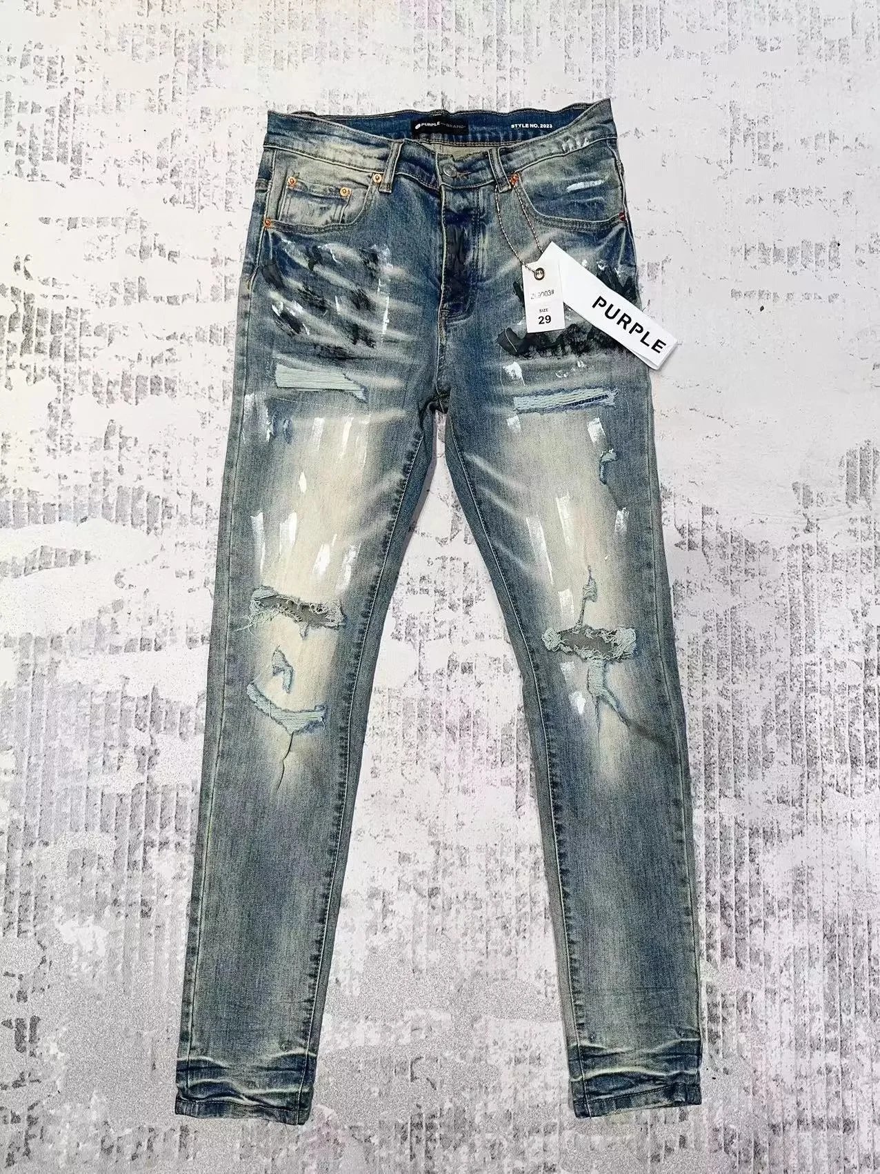 Amiri Distressed Black Slim Fit Jeans - 3