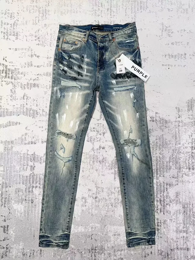 Purple Brand Jeans Distressed slim-fit product detail image 2