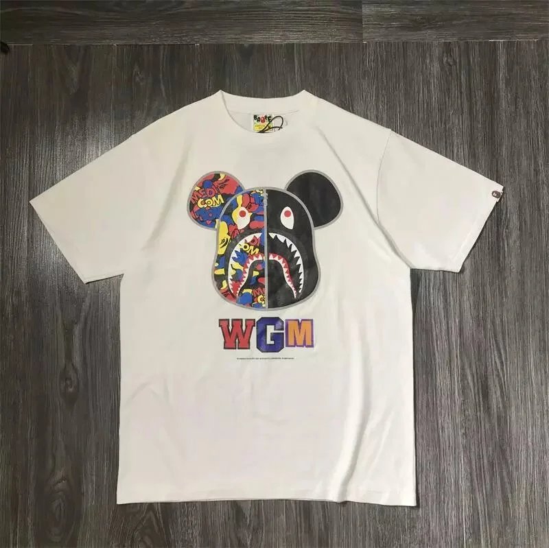 A Bathing Ape x WGM Shark Mickey Black T-Shirt - 10