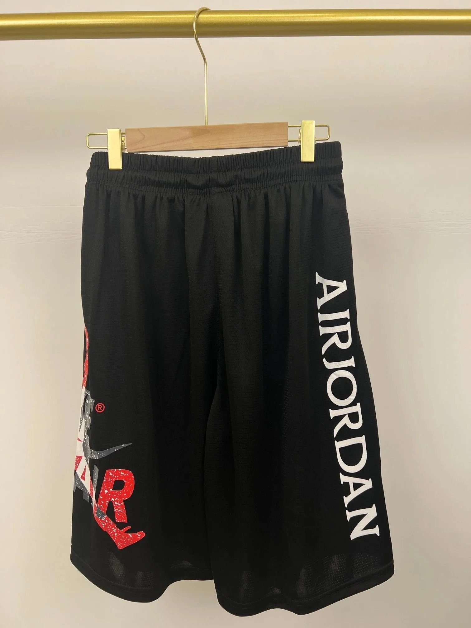 Air Jordan Graphic Print Black Basketball Shorts