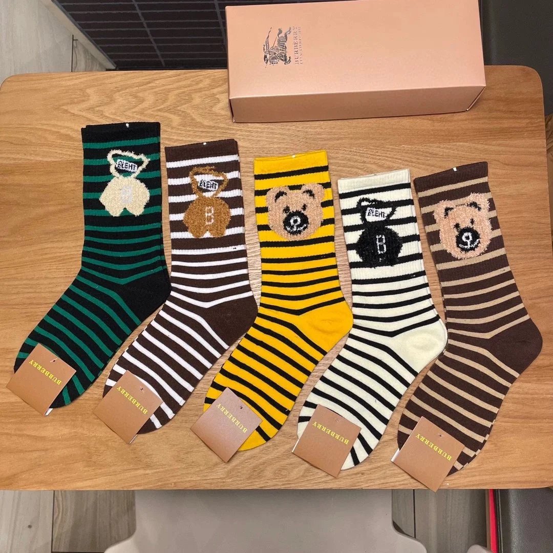 Burberry Equestrian Knight Socks Multicolor Socks - 6