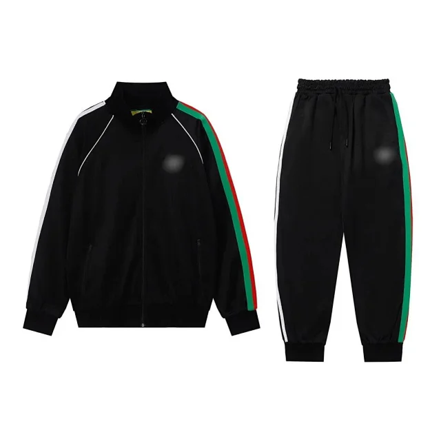 Gucci Tracksuits Zip-Up Striped Track Jacket and Jogger Set product detail image 2