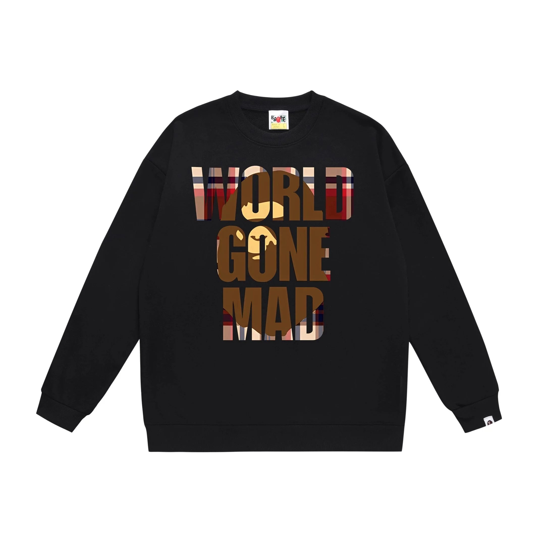 A Bathing Ape ABATHIN GAPE Gradient Print Hoodie Gray - 2